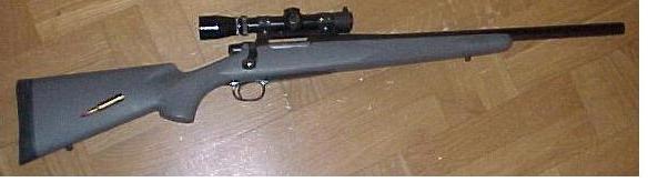 Bygget på Remington 7 (varmint pipa och McMillan stock)